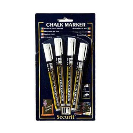 American Metalcraft White Mini Chalk Markers BLSMA100V4WH